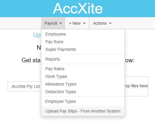 Uploading CSV file to Cloud Aged Care Single Touch Payroll
